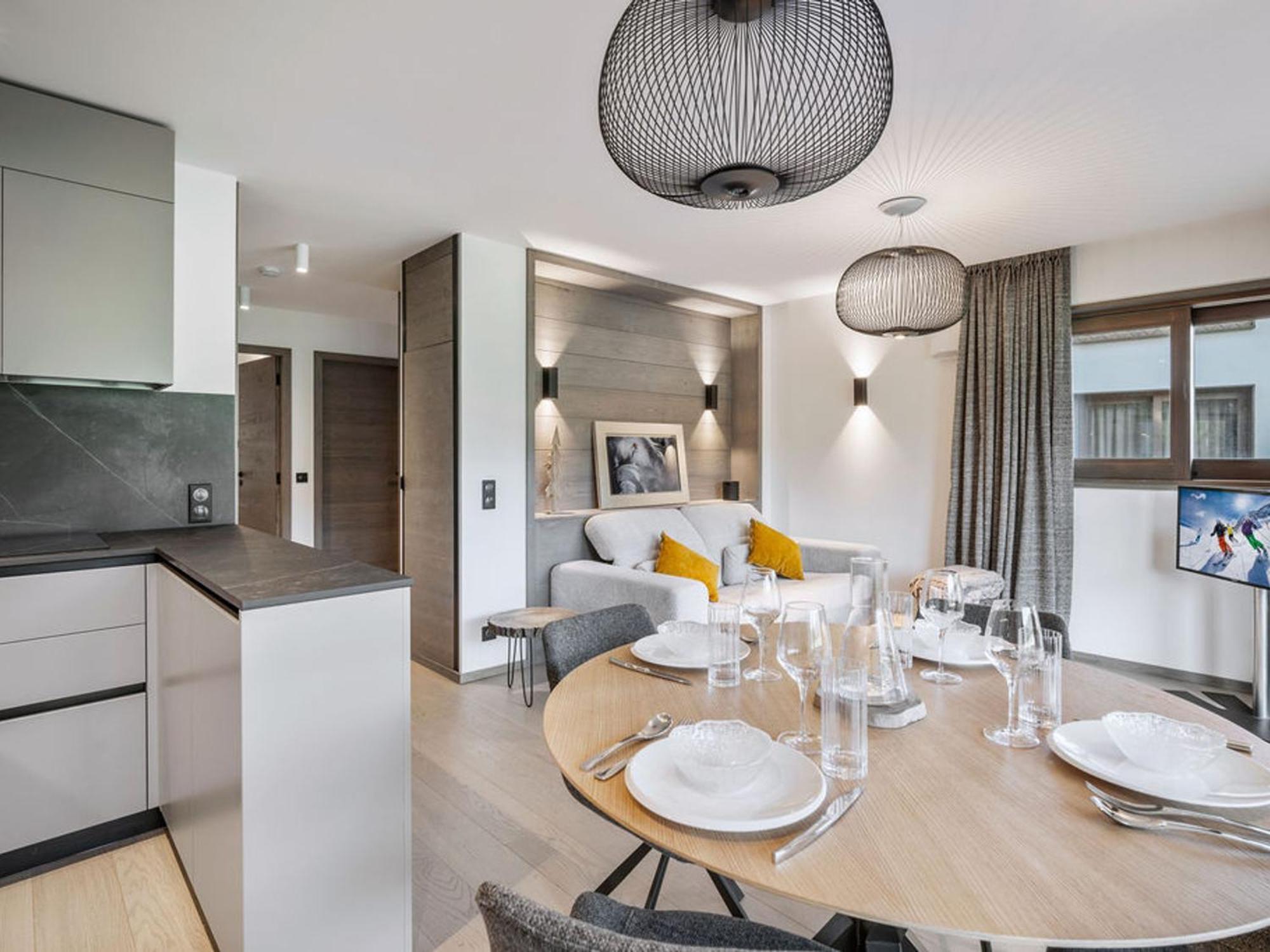 Moderne, Proche Des Pistes Avec 2 Chambres, Wi-fi Et Parking A Le Praz - Fr-1-568-50 *